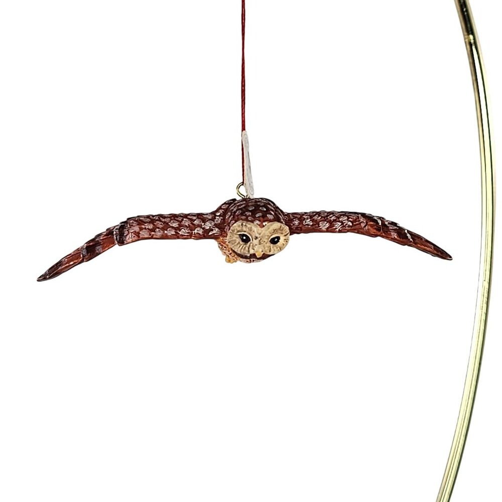 Vintage Midwest Importers Brown Owl Ornament Endangered Species